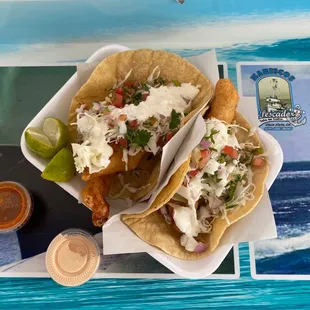 Fish / Pescado Taco and Shrimp / Cameron Taco