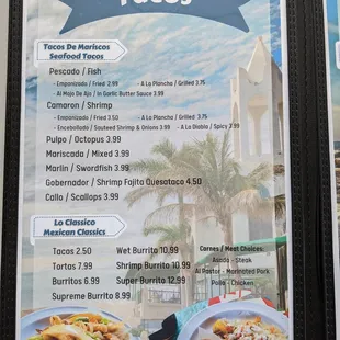 Menu 9/29/21