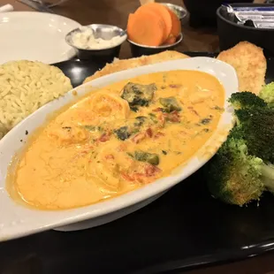 Shrimp poblano soup!!!