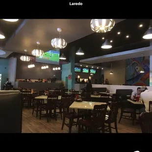 View of dining area, near server station &amp; bar