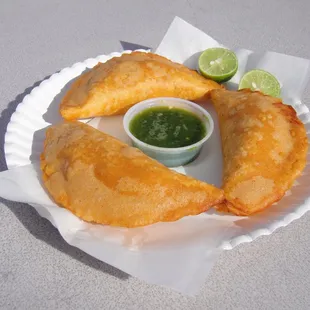 Empanadas de camarón