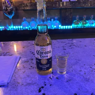 Beer and tequila