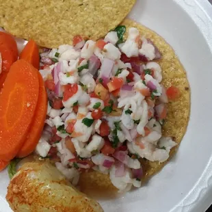 Tostada De Jaiba