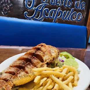 Another view of the fried