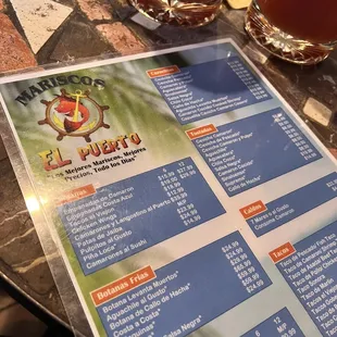 Great menu excellent prices