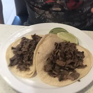 Geoff's steak taco.. he enjoyed  them.