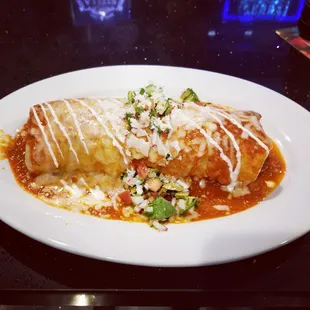 Carne asada wet burrito!