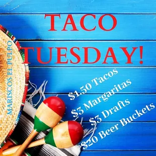 TACO TUESDAY SPECIALS