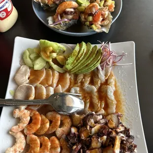 sushi and sashimi, food