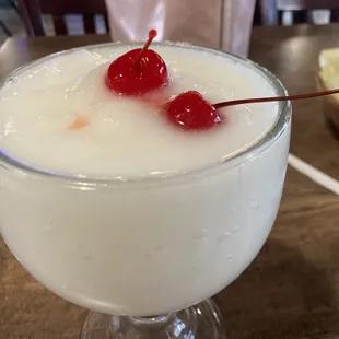 Today I had a pina colada, delicious!!
