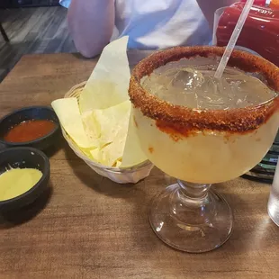 Lime Margarita on the Rocks