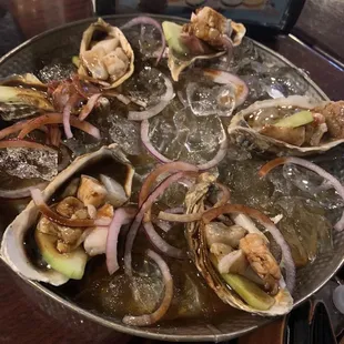 oysters and mussels, mussels, oysters, shellfish, food