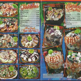 MENU: Tostadas and Cocteles 2/4