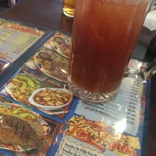 Michelada on deck.