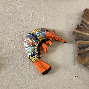 Wall decoration shrimp shrimpy shrimp