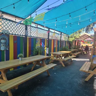 Patio ideal para el calor