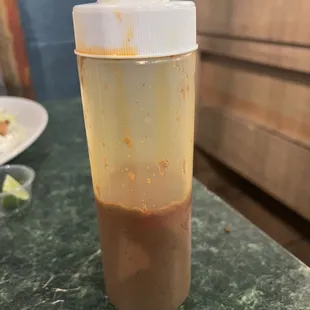 Habanero hot sauce very hot!