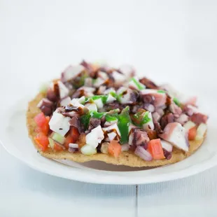 Octopus Tostada / Tosta de Pulpo
