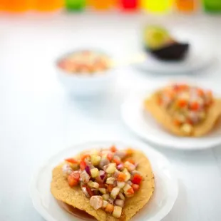 Tostadas de pulpo
