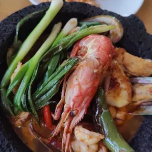 Molcajete de mariscos