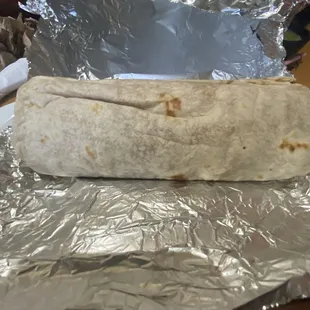 Delicious Shrimp Burrito