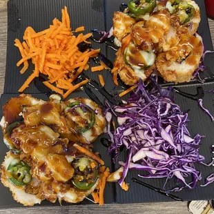 Spicy roll. Mexican sushi.