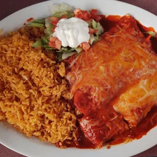 Enchiladas Rojas (Red Enchiladas) $11.50
