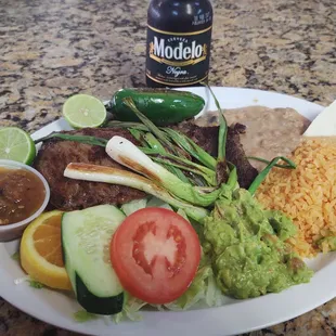 Carne Asada plate $16.50