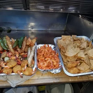 Parrilla de mariscos  al estilo el tibiron