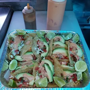 Agan sus pedidos para sus fiestas charla de tacos d camarón