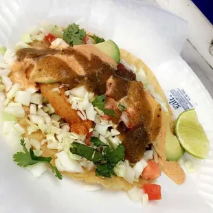Shrimp taco