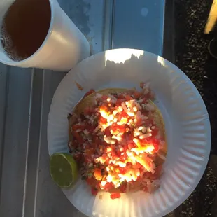 Shrimp Ceviche Tostada