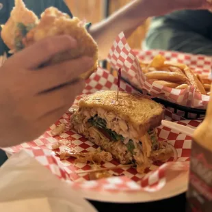 Swordfish sandwich combo