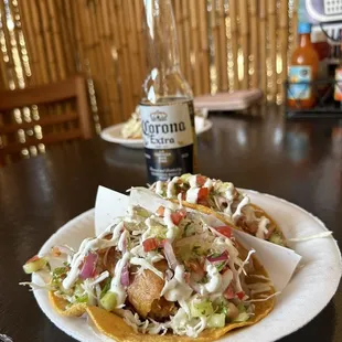 Best Fish Tacos! I felt like I was back in Cabo! Definitely a must if you are in the area!