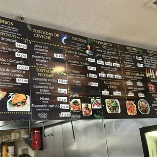 In-store Menu