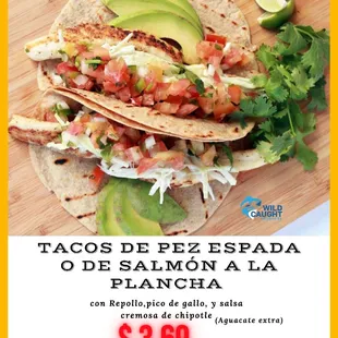 Salmon Tacos