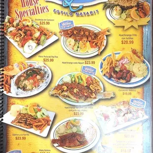 Food menu