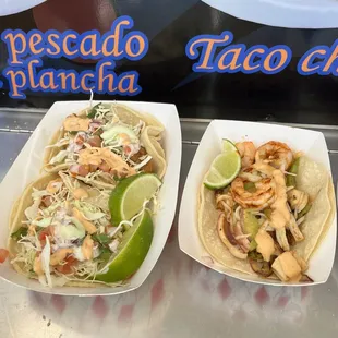 taco botana, taco pescado, Taco de Camaron Enchilado