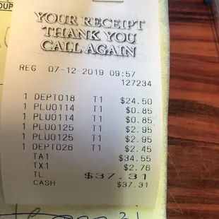 We paid a total of $37.32 so not with my time and my money. Not for a hair in our food.