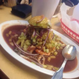 Tostada special