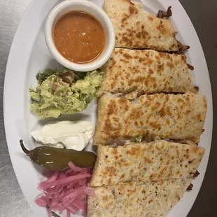 quesadilla.choice  asada pastor chorizo pollo