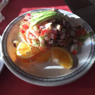 Tostada mixta