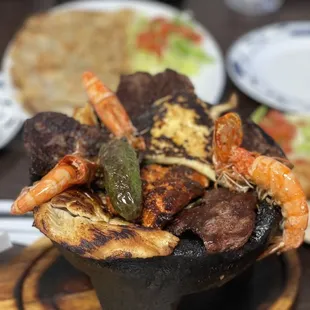 a bowl of food on a table