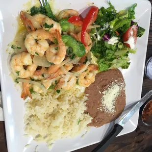 Shrimp in butter and garlic