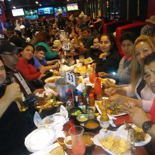 Just a typical full house Saturday at Mariscos Ixtapa, amazing atmosphere.