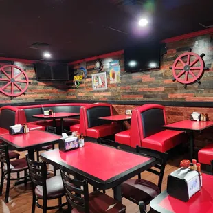the interior of a restaurant