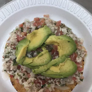 Tostada De Ceviche