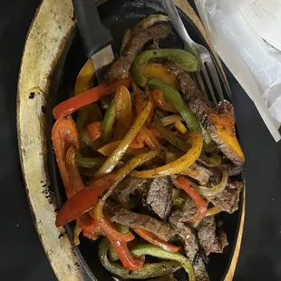 Carne fajitas