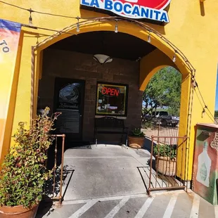 Outside of restaurant