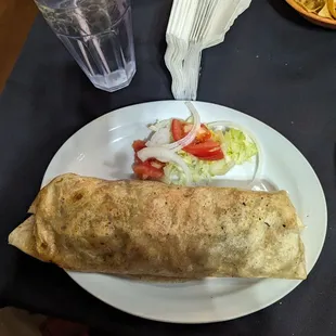 Vegetarian burrito